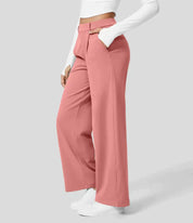 Celira - Pantalon stretch taille haute avec jambe droite