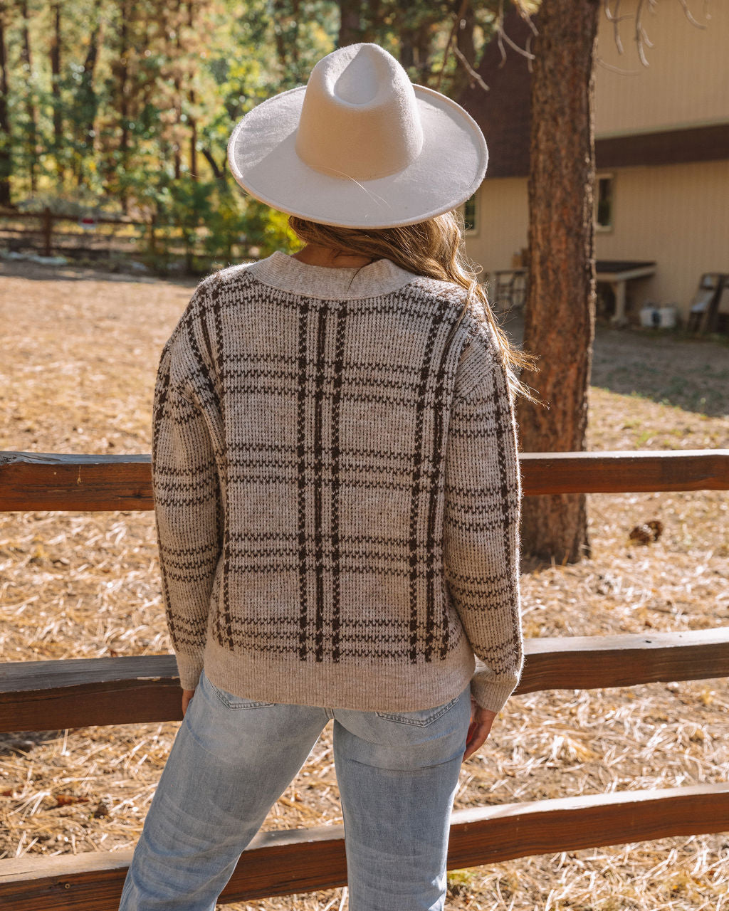 Niana - Cardigan ajusté avec fermeture à boutons