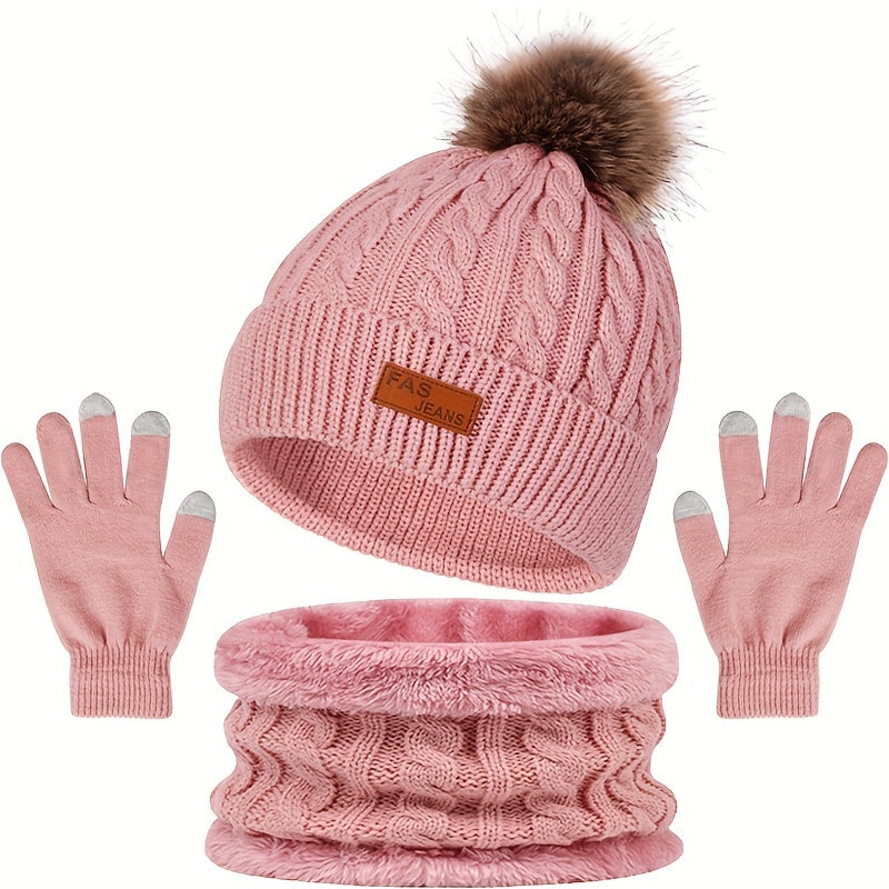 Ayen - Bonnet et gants d'hiver indispensables pour les femmes