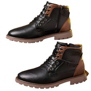 Theodore - Bottes classiques en cuir véritable pour hommes