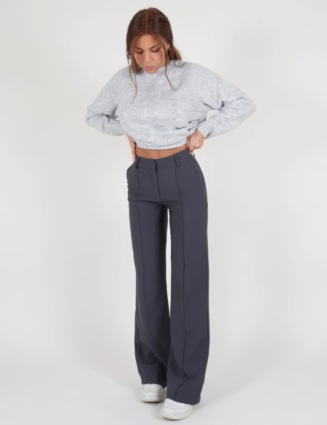 Eulalie - Pantalon business casual simple pour femmes