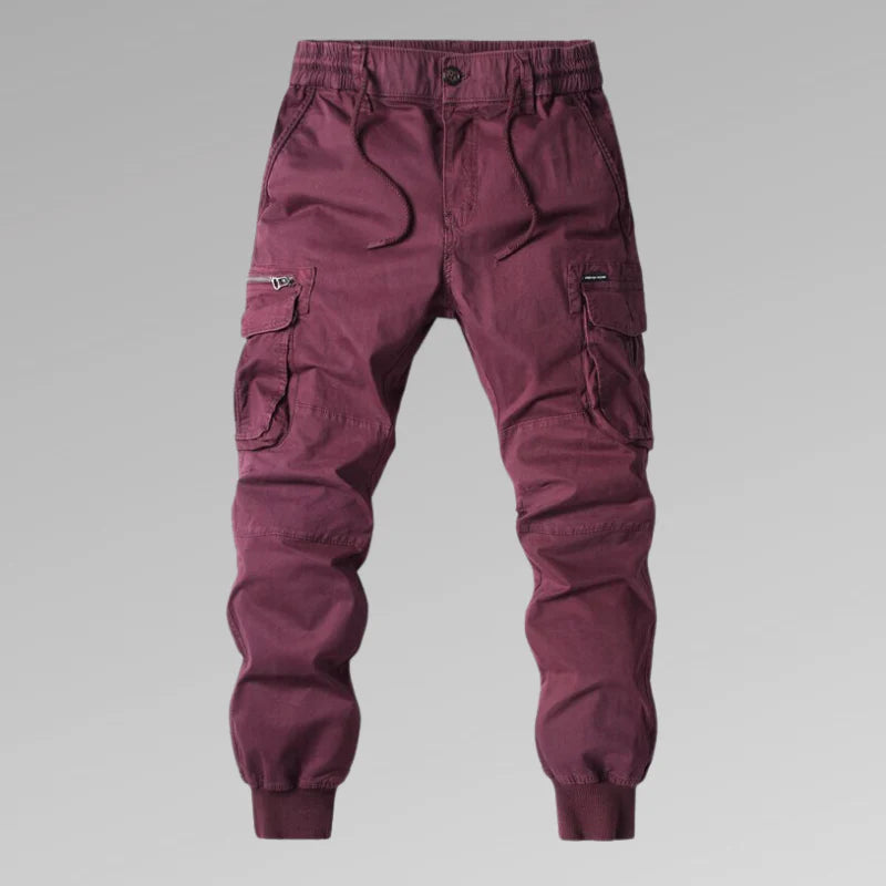 Tyler - Pantalon cargo robuste avec ceinture élastique