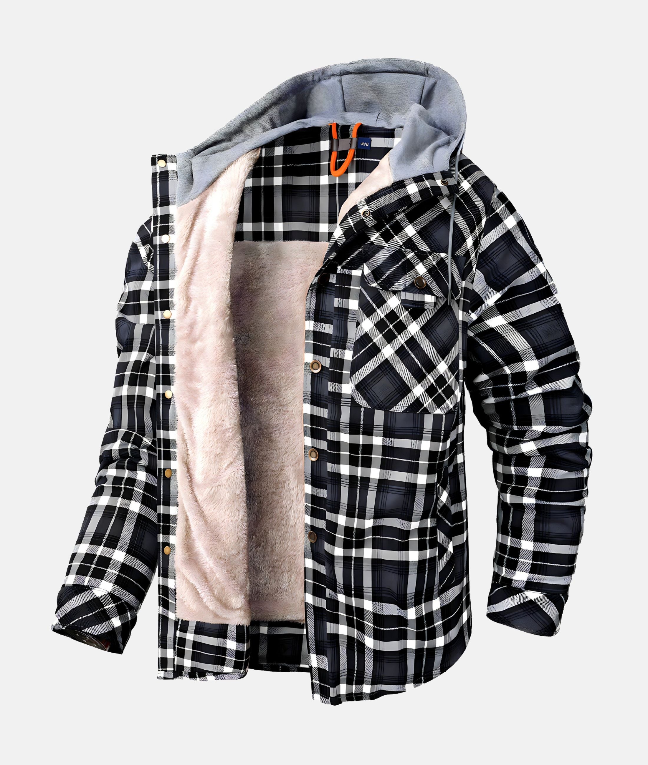 Onyx - Veste en flanelle à carreaux chic en tissu de qualité supérieure, parfaite pour le printemps