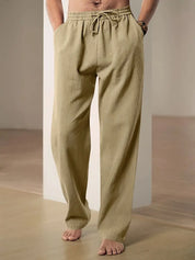 John - Pantalon en lin baggy pour hommes