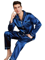 Lionde - Pyjama homme en satin de soie