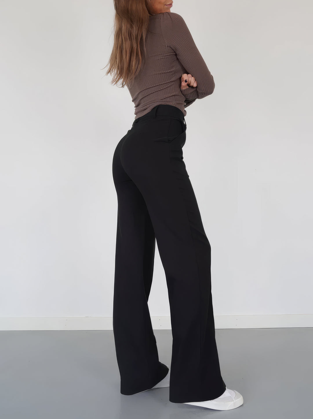 Eulalie - Pantalon business casual simple pour femmes