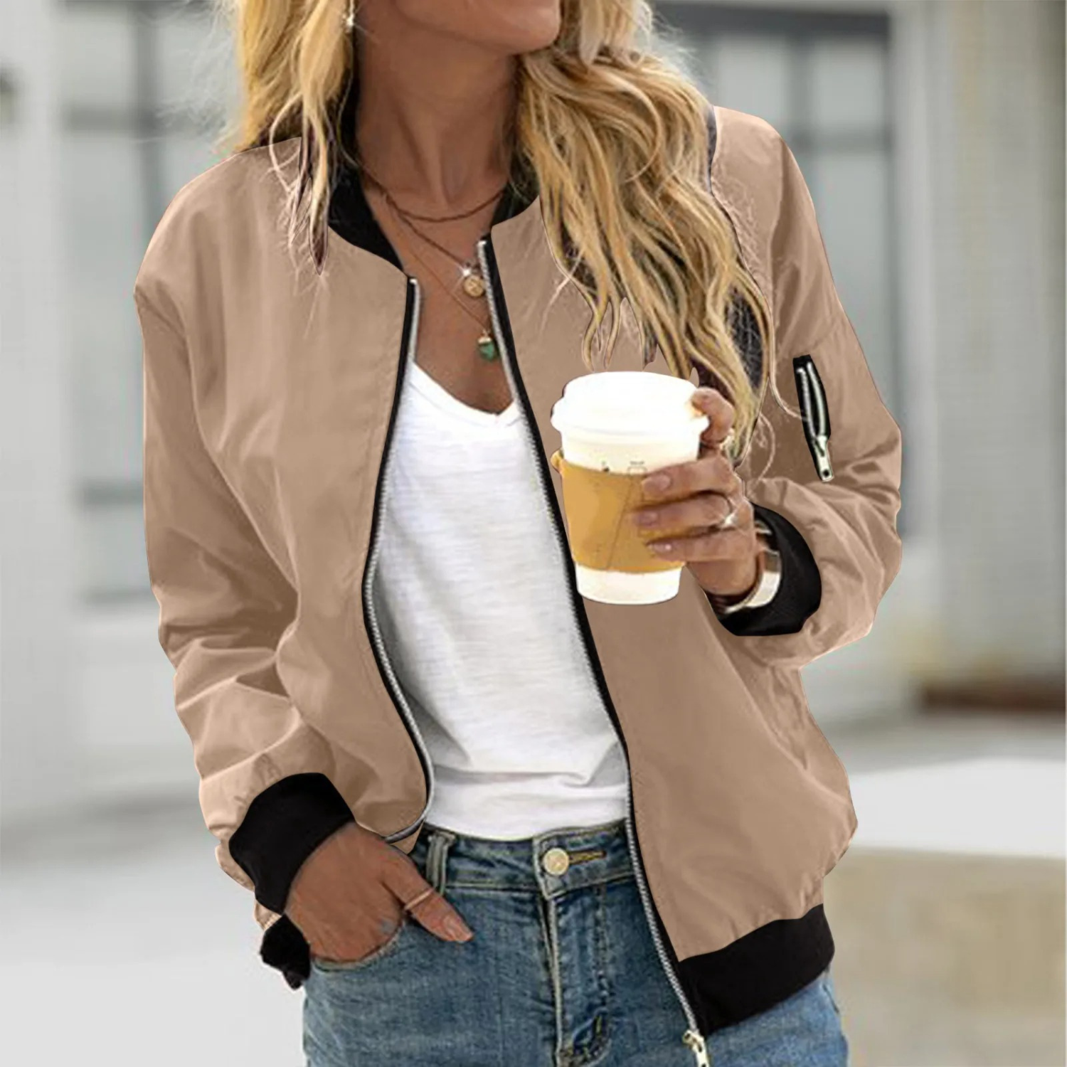 Novella - Veste bombardier tendance pour femme