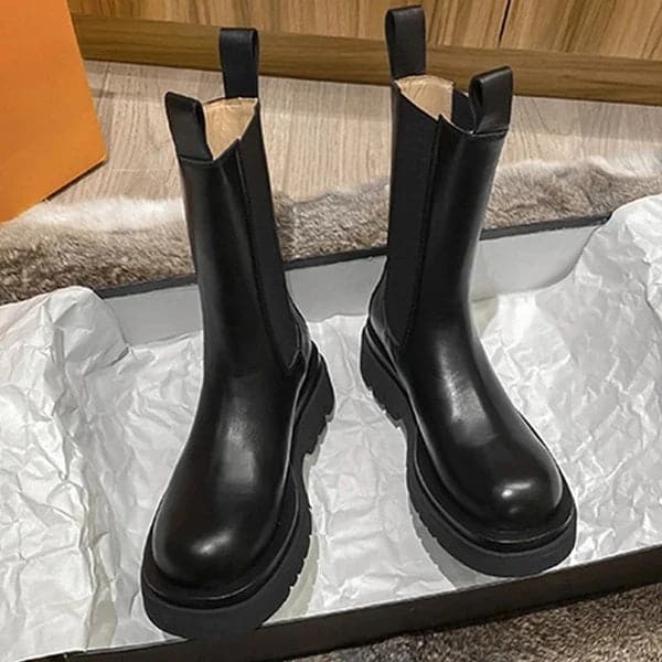 Paolina - Bottes en cuir pour femme