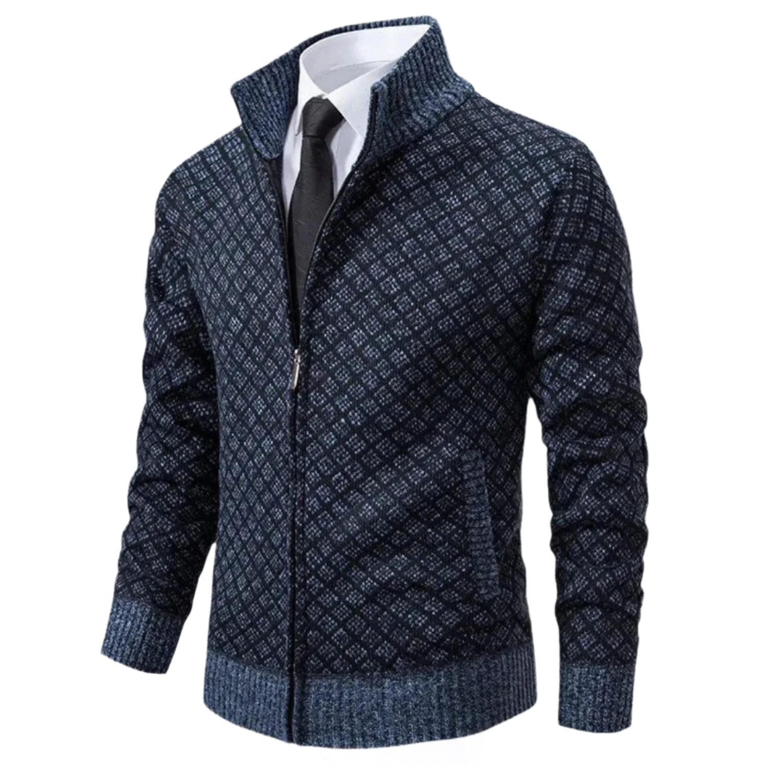 Jonard -Veste jacquard moderne, pratique et tendance pour hommes