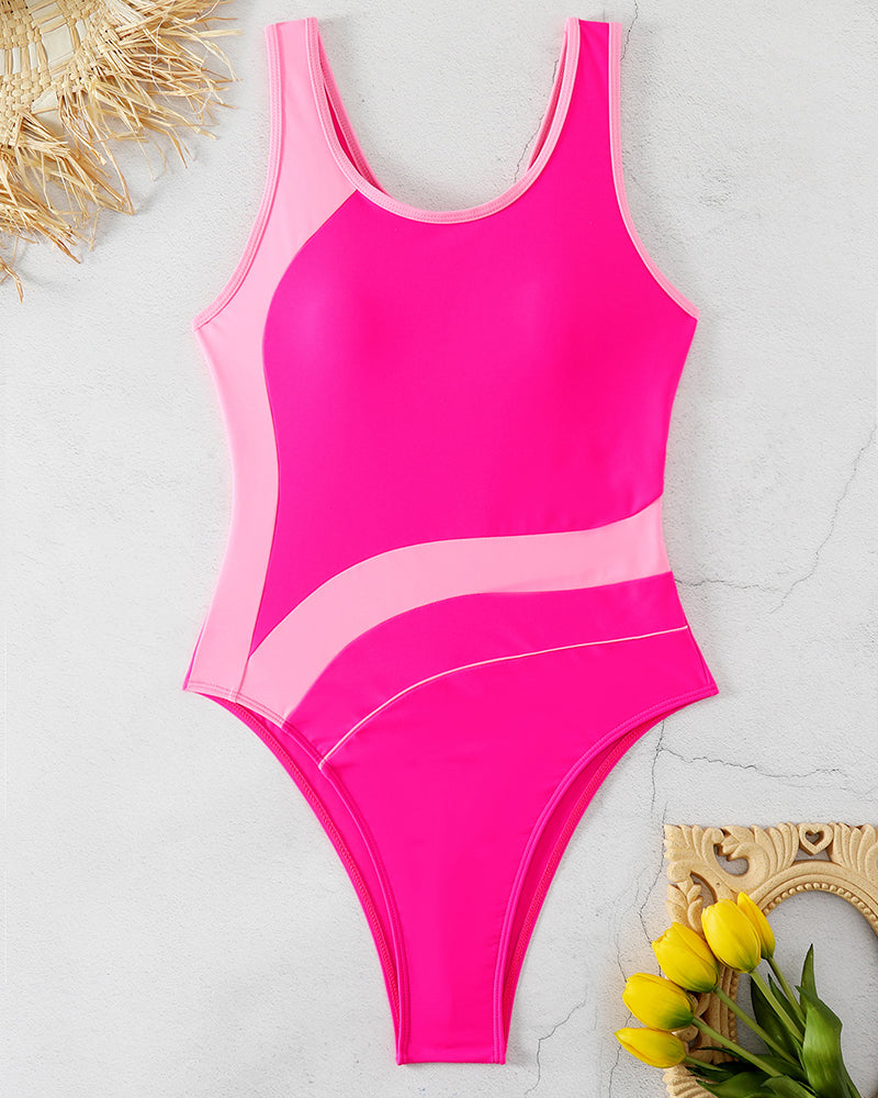 Melarene - Maillot de bain tendance aux couleurs contrastées