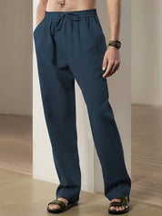 John - Pantalon en lin baggy pour hommes