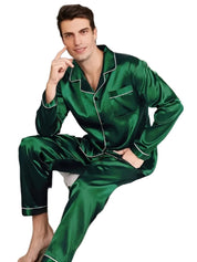 Lionde - Pyjama homme en satin de soie