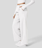 Celira - Pantalon stretch taille haute avec jambe droite