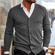 Fredy - Cardigan Confortable en Maille pour Hommes