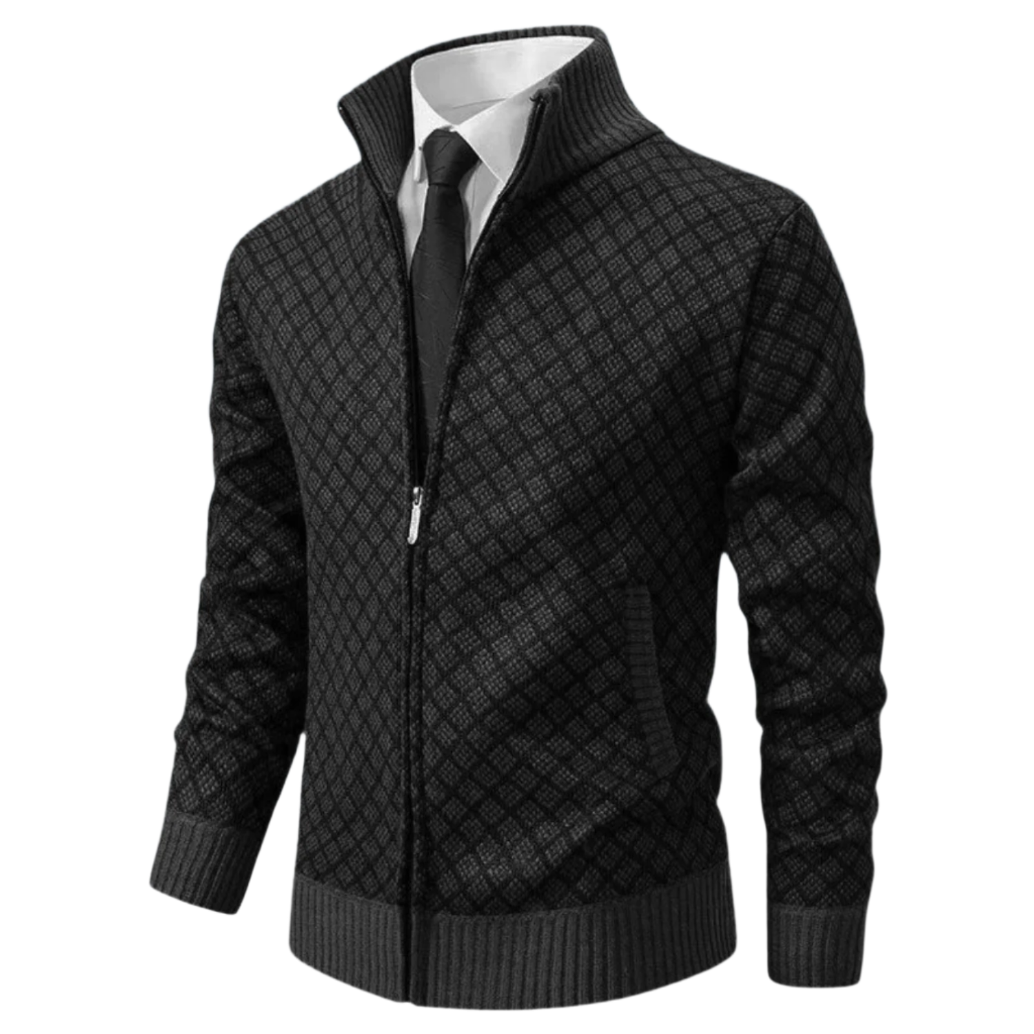 Jonard -Veste jacquard moderne, pratique et tendance pour hommes