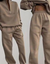 Deleia - Ensemble de pantalons en laine polaire pour femmes