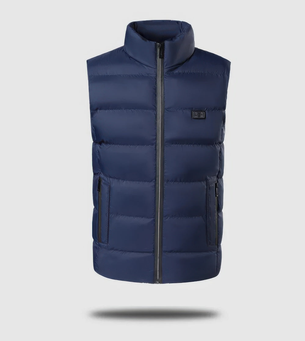 Cadell - Gilet thermo chauffant électrique pour homme avec connecteur USB