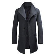 Quinlan - Manteau long en laine pour hommes