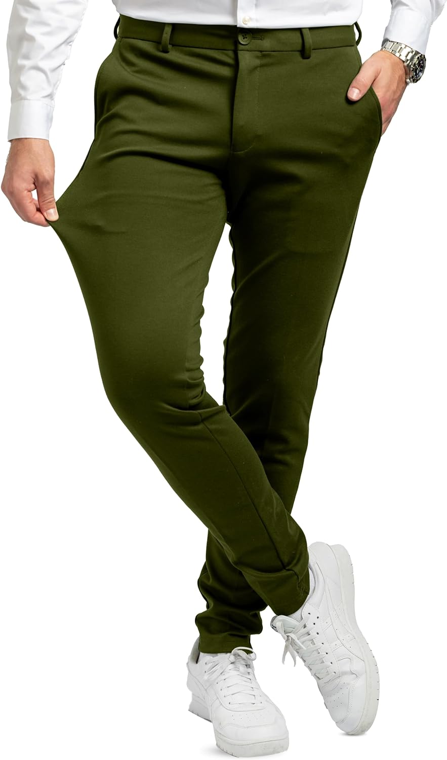 Brendan - Pantalon stretch slim pour homme