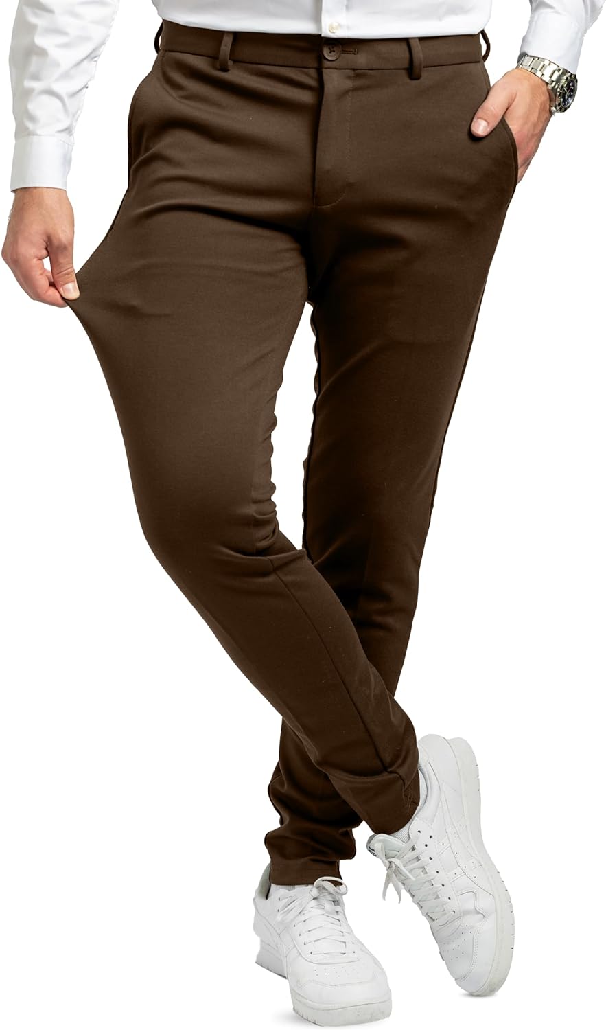 Brendan - Pantalon stretch slim pour homme