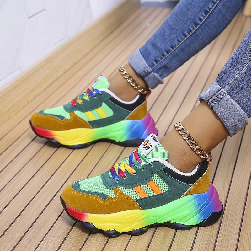 Ermina - Sneakers confort multicolores