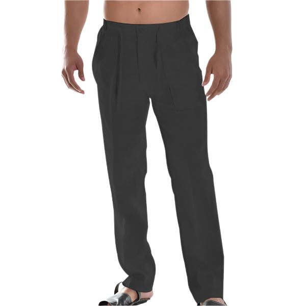 Rego - Pantalon d'été pour homme en lin respirant, confortable et frais, parfait pour les journées chaudes, avec une légèreté agréable grâce à son tissu respirant et sa coupe décontractée