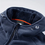 Denzel - Manteau d'hiver pour hommes - Manteau chaud à capuche et peluche double face