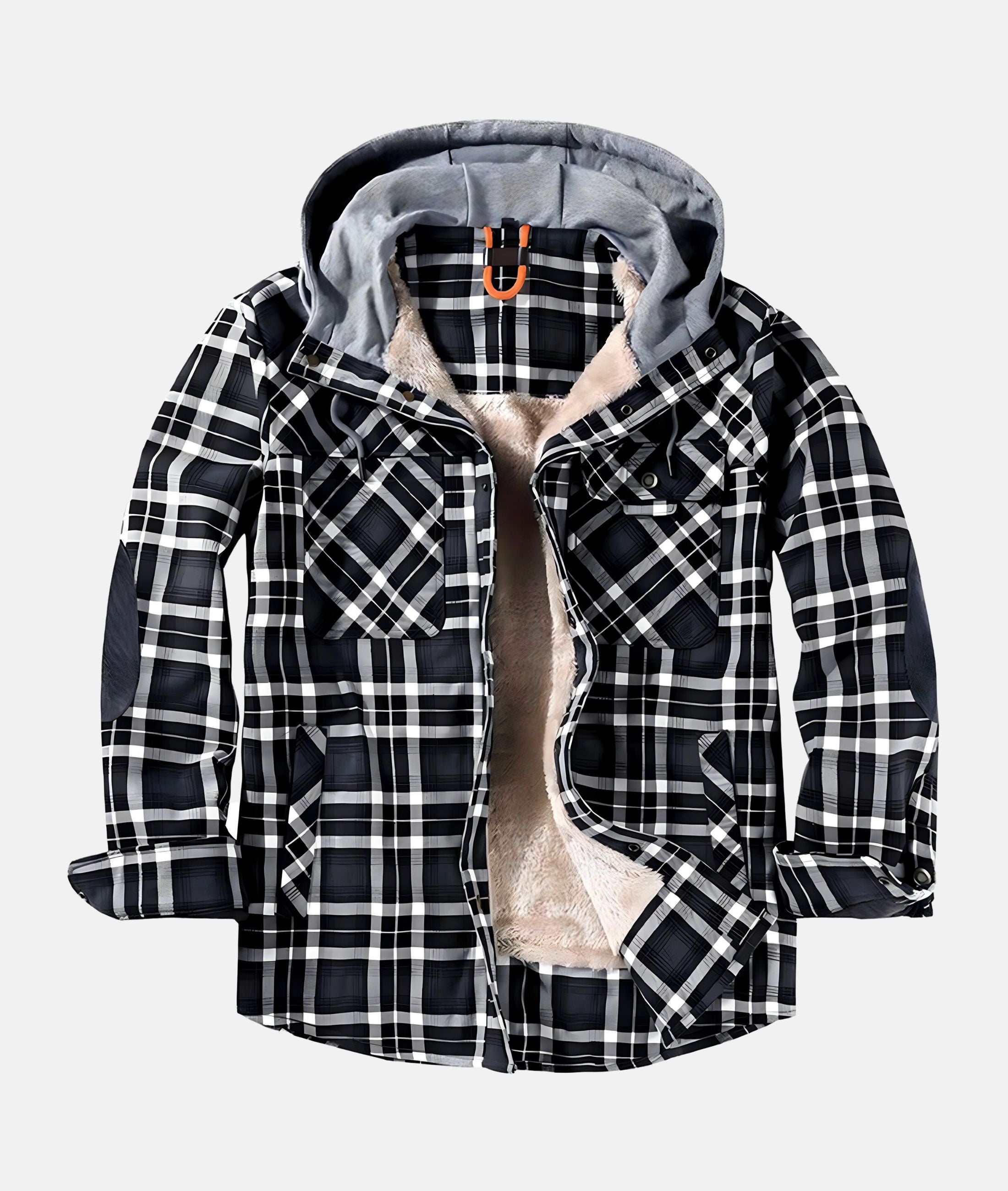 Onyx - Veste en flanelle à carreaux chic en tissu de qualité supérieure, parfaite pour le printemps