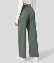 Celira - Pantalon stretch taille haute avec jambe droite