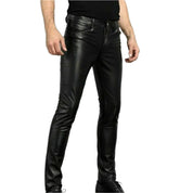 Caius - Jeans en cuir pour hommes