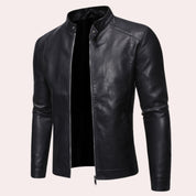 Tristram - Veste en cuir classique pour hommes