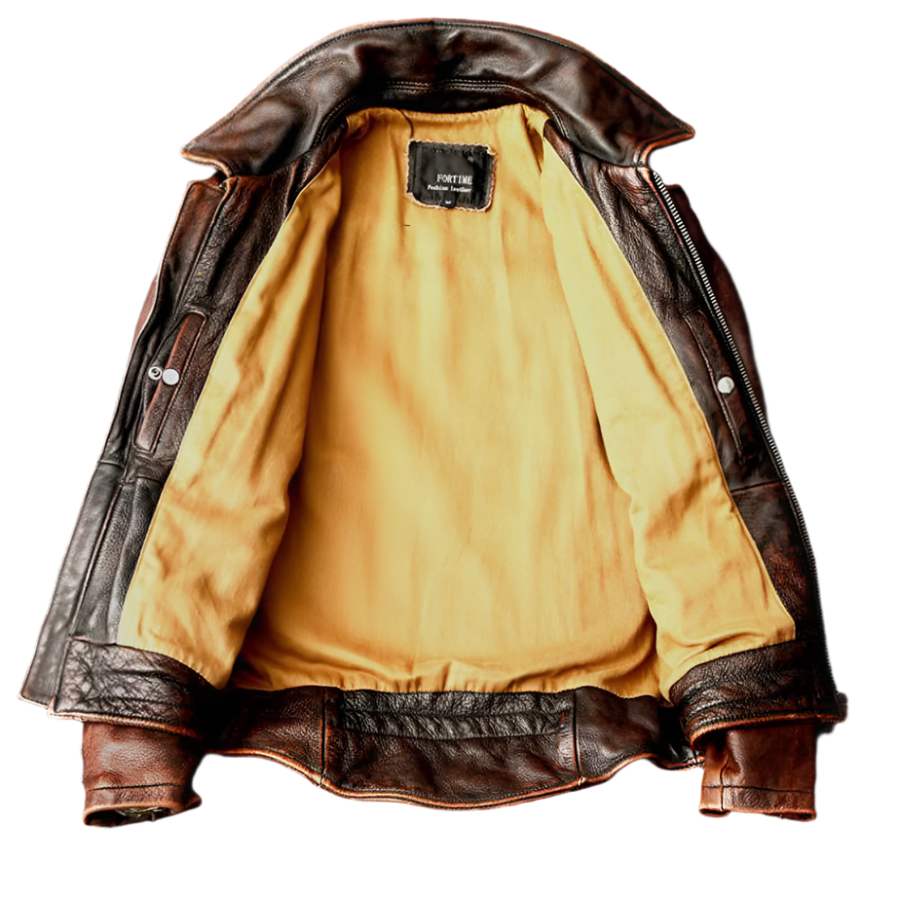 Ollie - Veste en cuir pour hommes