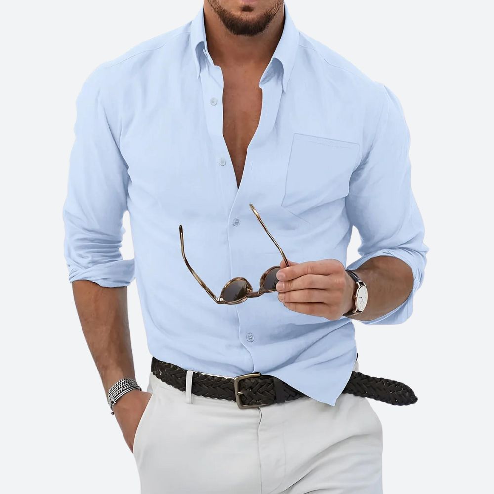 Xavian  - Chemise classique infroissable pour hommes