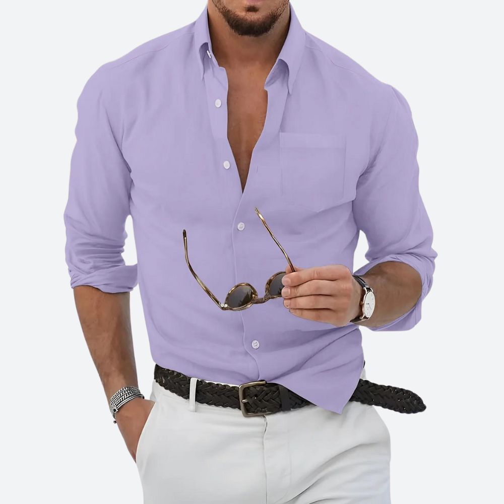 Xavian  - Chemise classique infroissable pour hommes