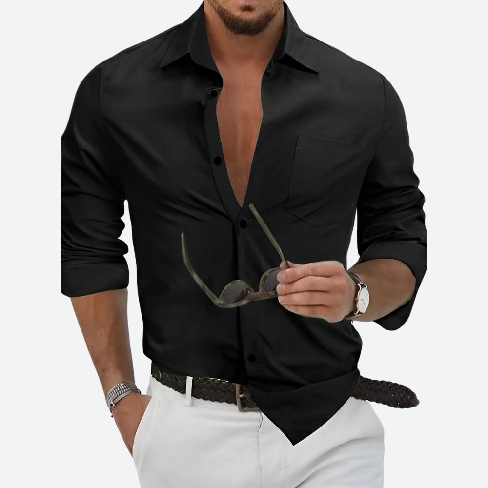 Xavian  - Chemise classique infroissable pour hommes