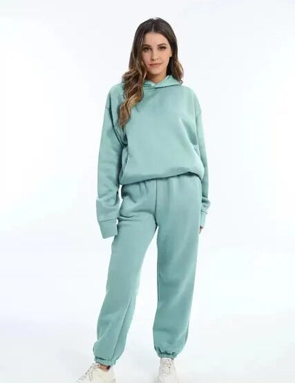 Halcyon - Ensemble sweat à capuche et pantalon de survêtement pour femmes