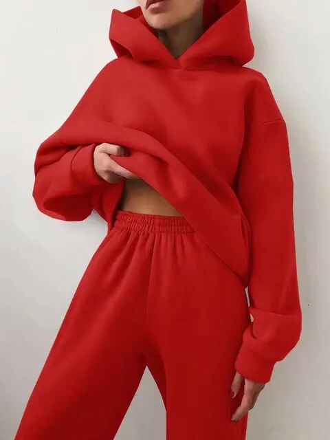 Halcyon - Ensemble sweat à capuche et pantalon de survêtement pour femmes