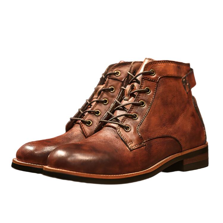 Klinton - Bottes en cuir pour hommes