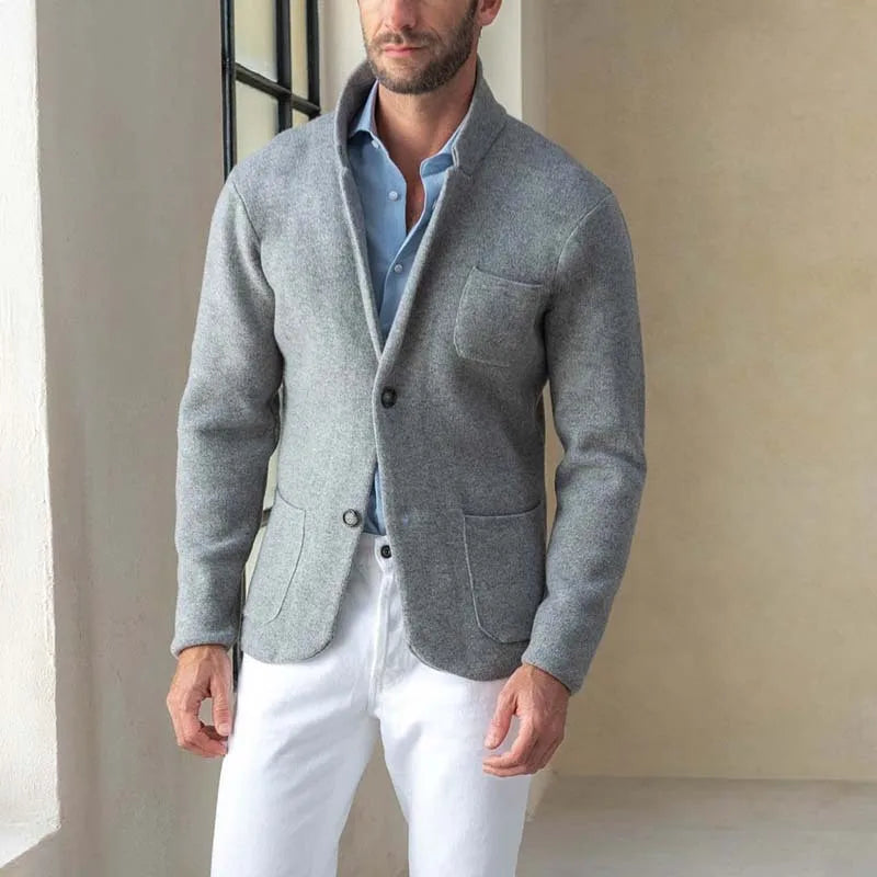 Hendrik - Blazer en laine vierge Devoir Prestige