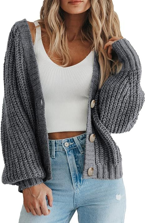 Hallie - Cardigan à boutons pour femmes