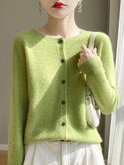 Bellatrix - Élégant cardigan en laine mérinos