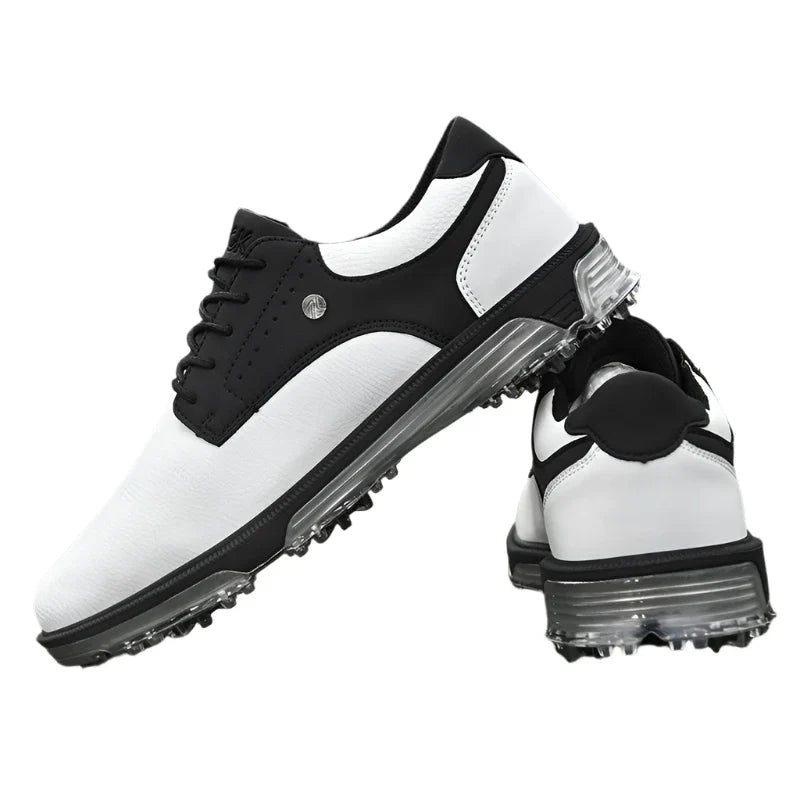 Edgar - Chaussures de golf à lacets pour hommes, avec semelle à relief, pour joueurs