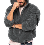 Jadeon - Manteau d'hiver teddy décontracté pour hommes