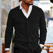 Fredy - Cardigan Confortable en Maille pour Hommes