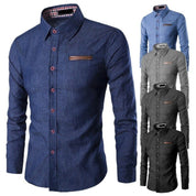 Nedric - Chemise en denim pour hommes