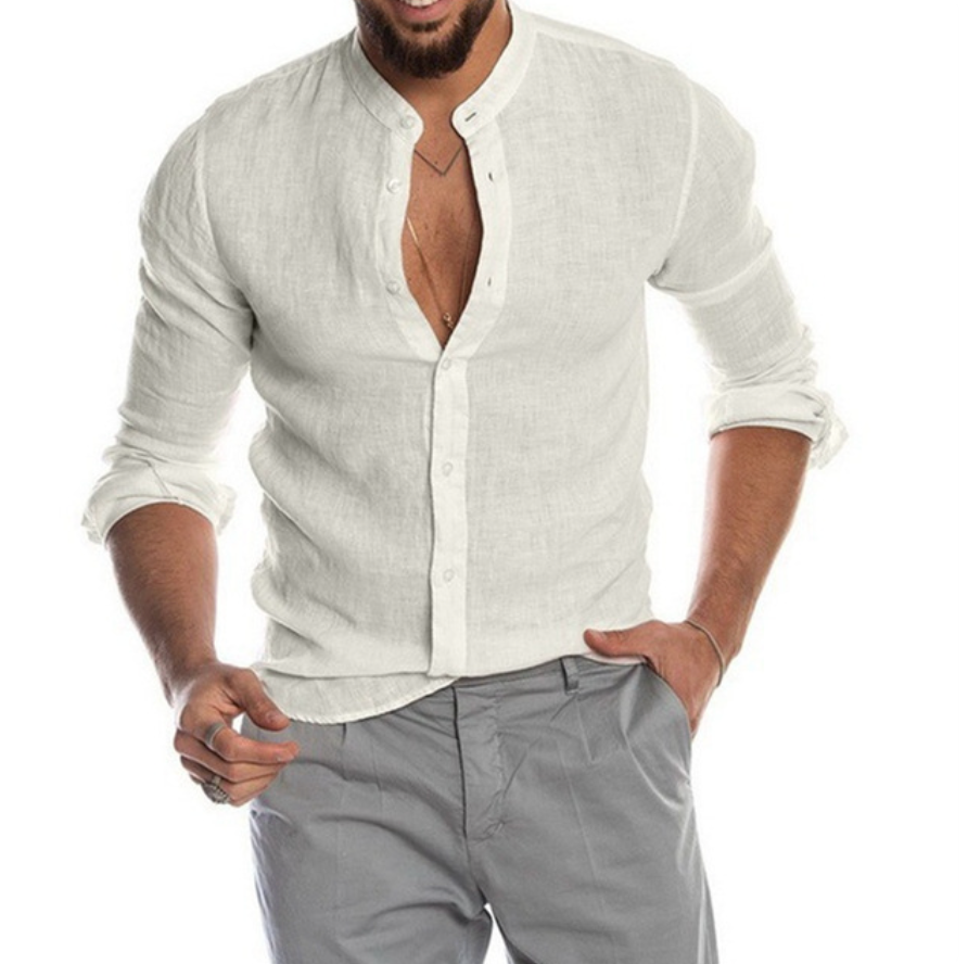 Darell - Chemise en lin élégante pour homme