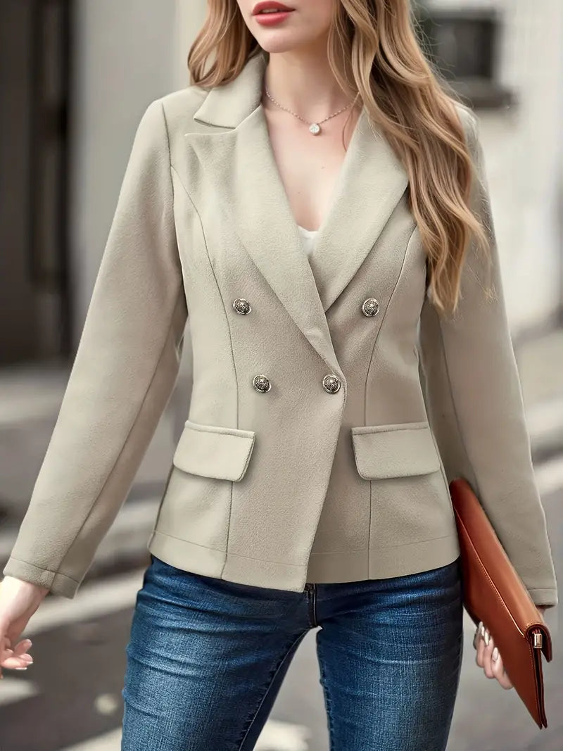 Serena - Blazer simple avec double rangée de boutons