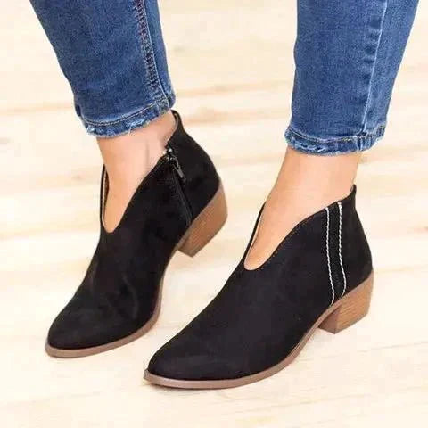 Valentina - Bottines léopard à franges pour femmes