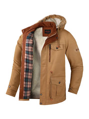 Pietro - Manteau d'hiver chaud en laine d'agneau pour hommes