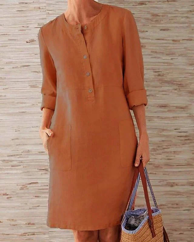 Nerissa - Robe alternée pour femme robe longueur genou